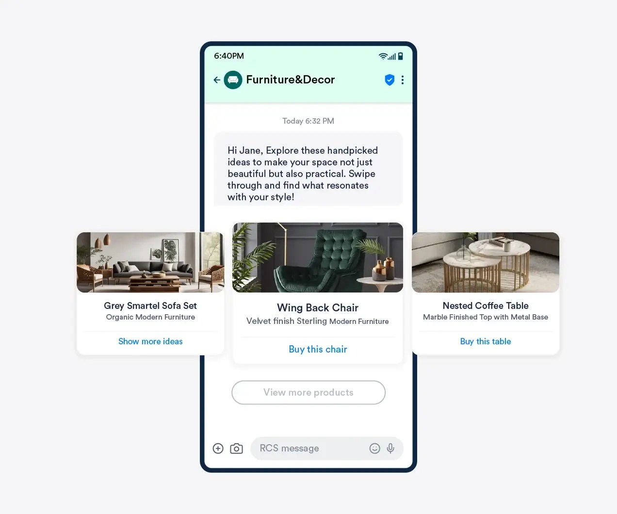 Engage with deep context using CleverTap RCS Business Messaging Platform—deliver rich, branded, interactive messages with two-way, omnichannel orchestration.