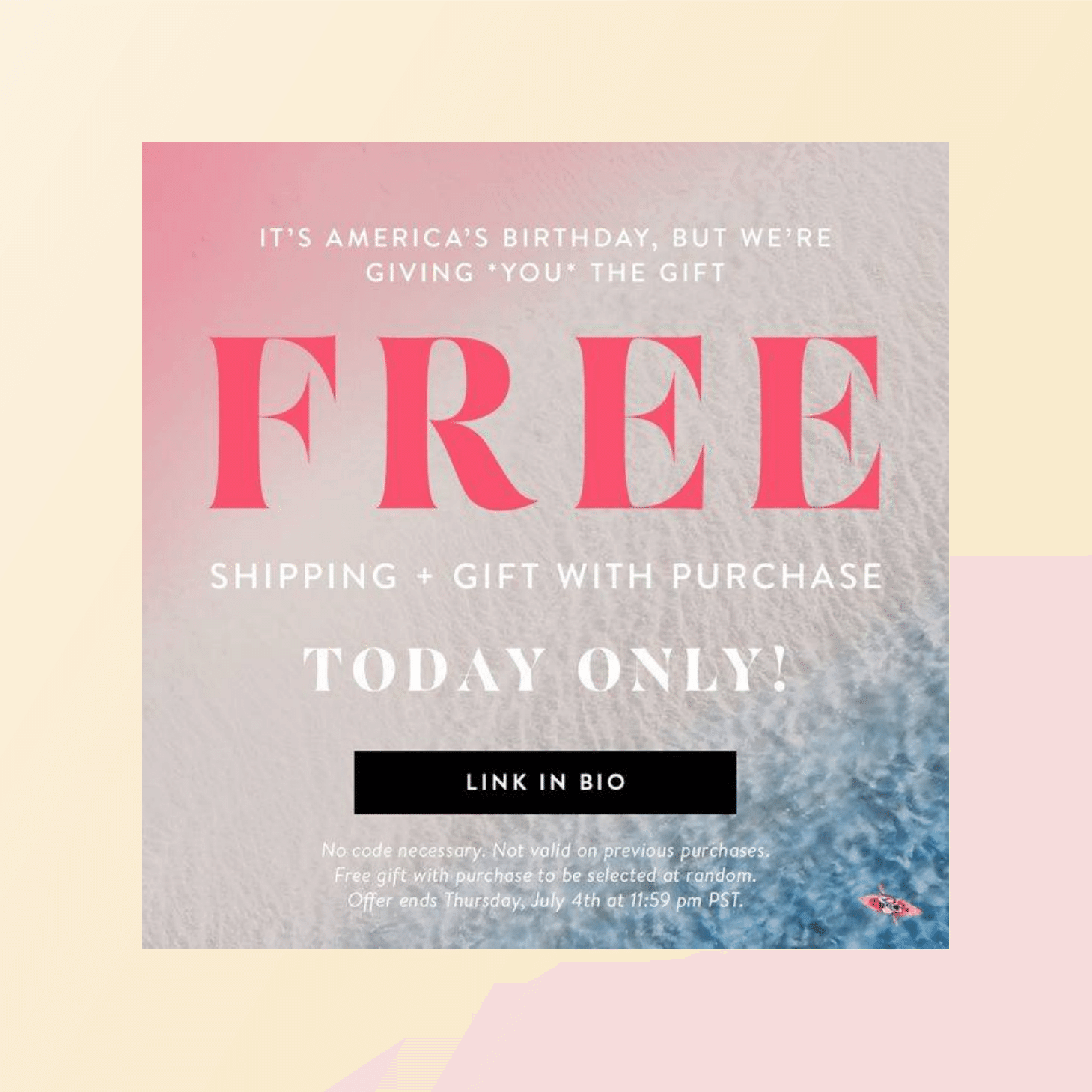Free Shipping - 4th of July marketing ideas