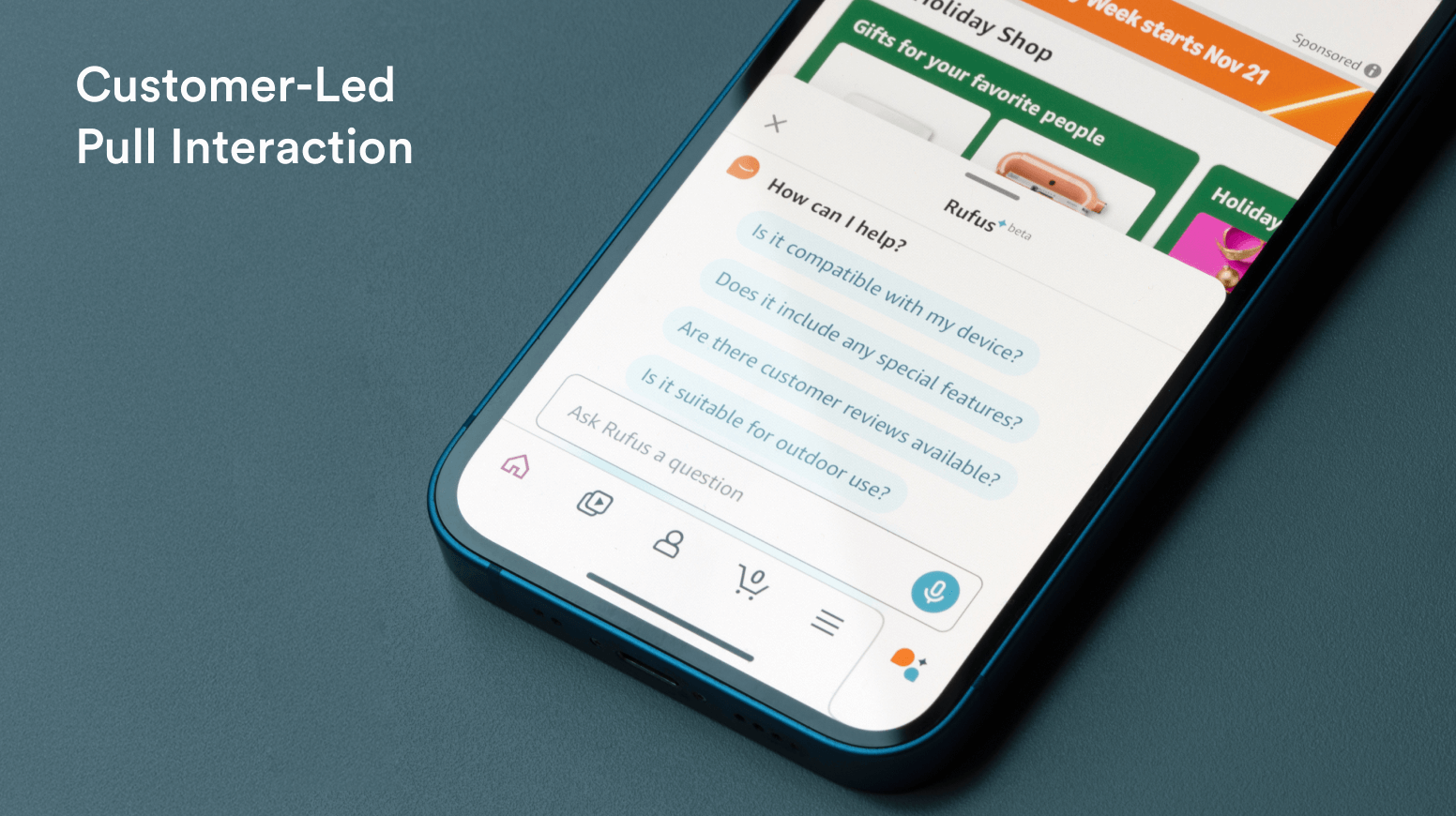 Customer-Led Pull Interaction