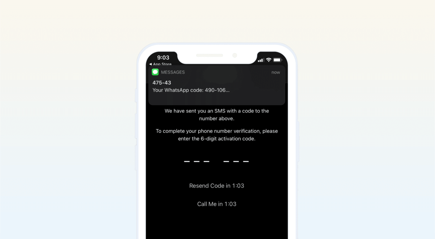 app onboarding - WhatsApp