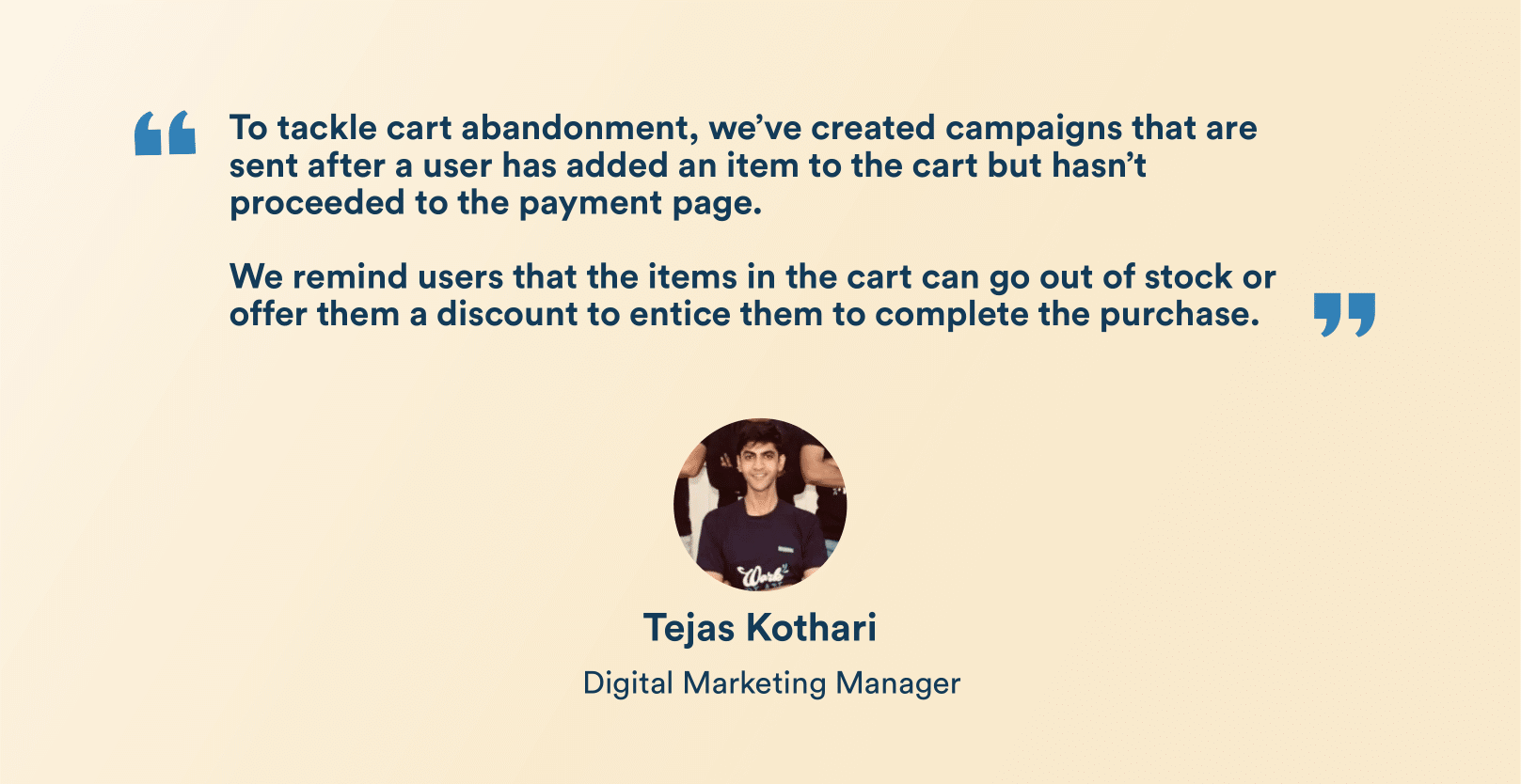 Abandoned cart email CleverTap case study