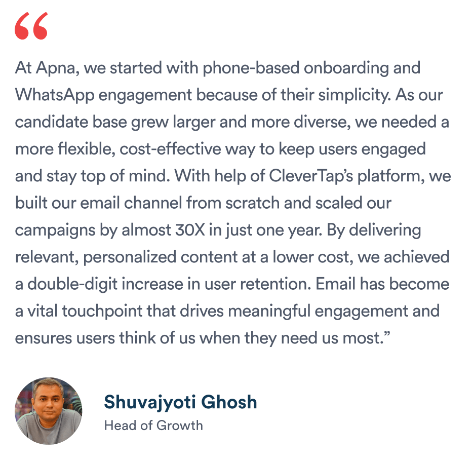 Apna - Email Deliverability Case Study