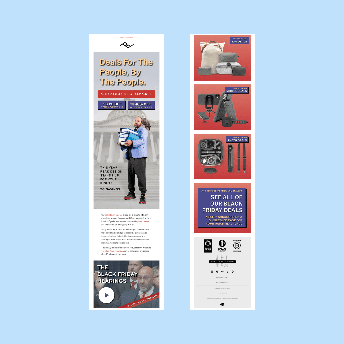Black Friday email marketing examples