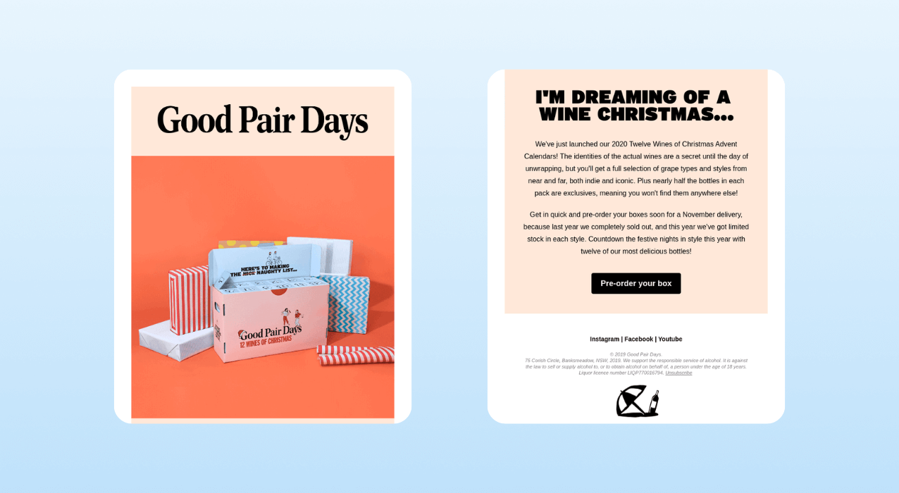 Christmas Email Marketing Ideas_ Good Pair Days Advent Calendars