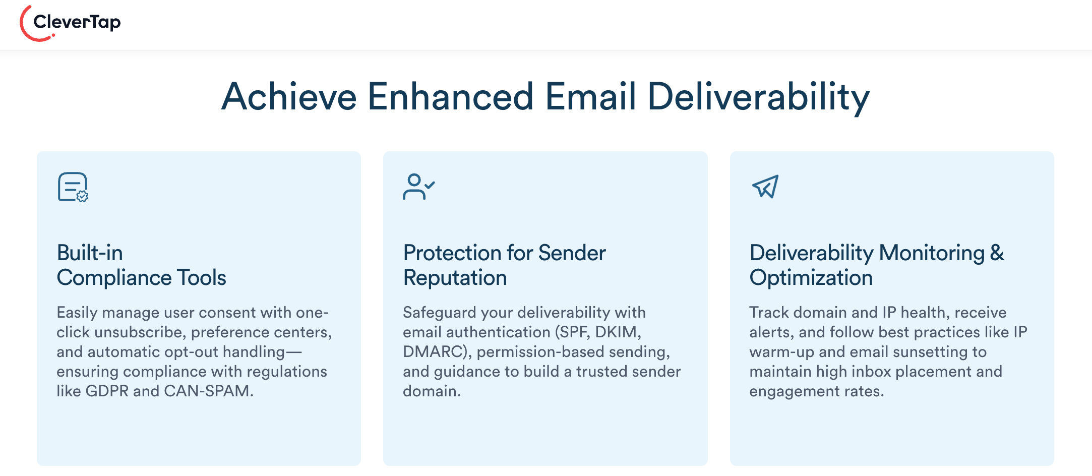CleverTap Email Deliverability