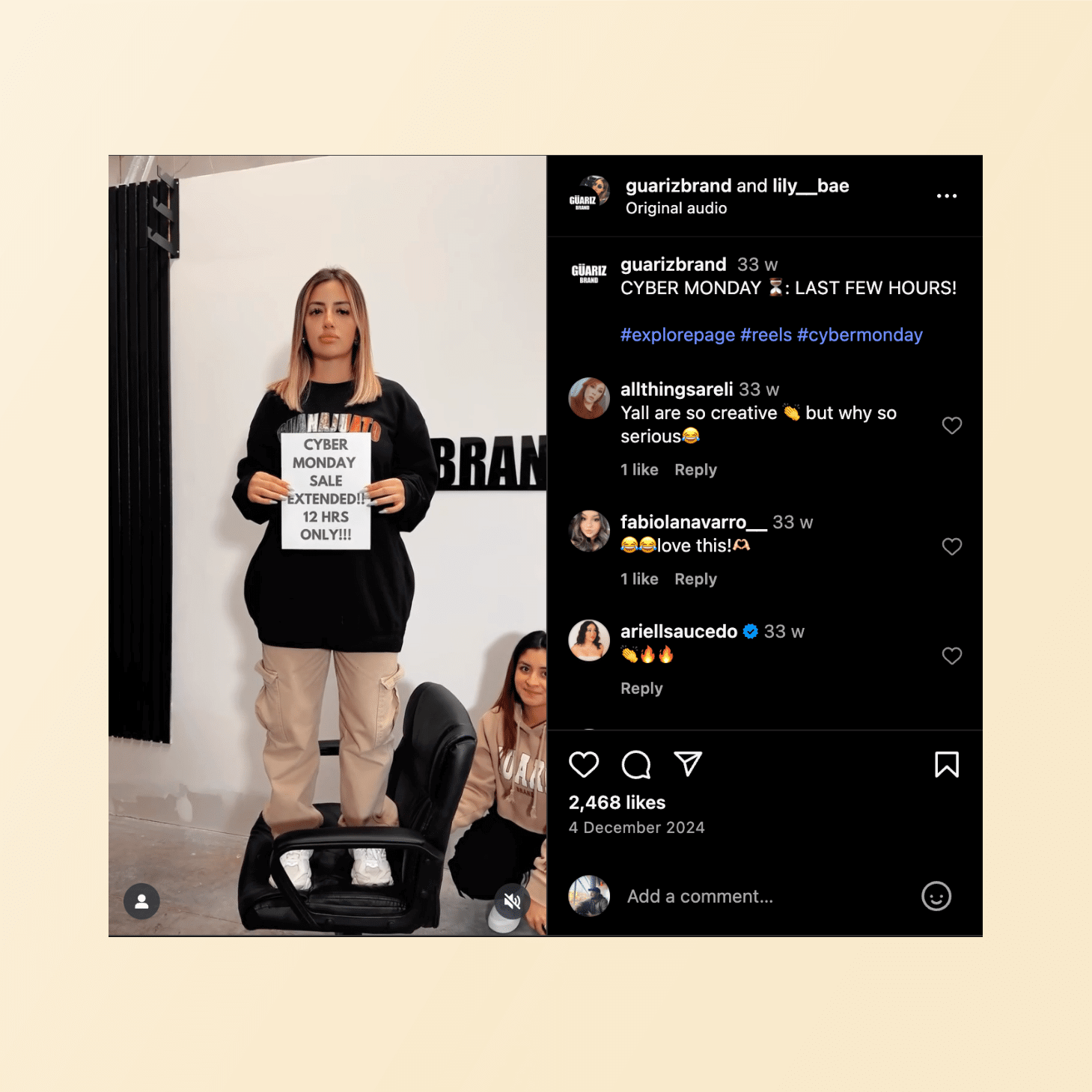 Cyber Monday marketing ideas - Social media