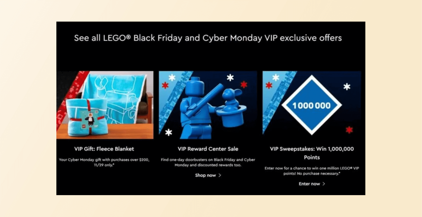 Cyber Monday marketing ideas - VIP offers