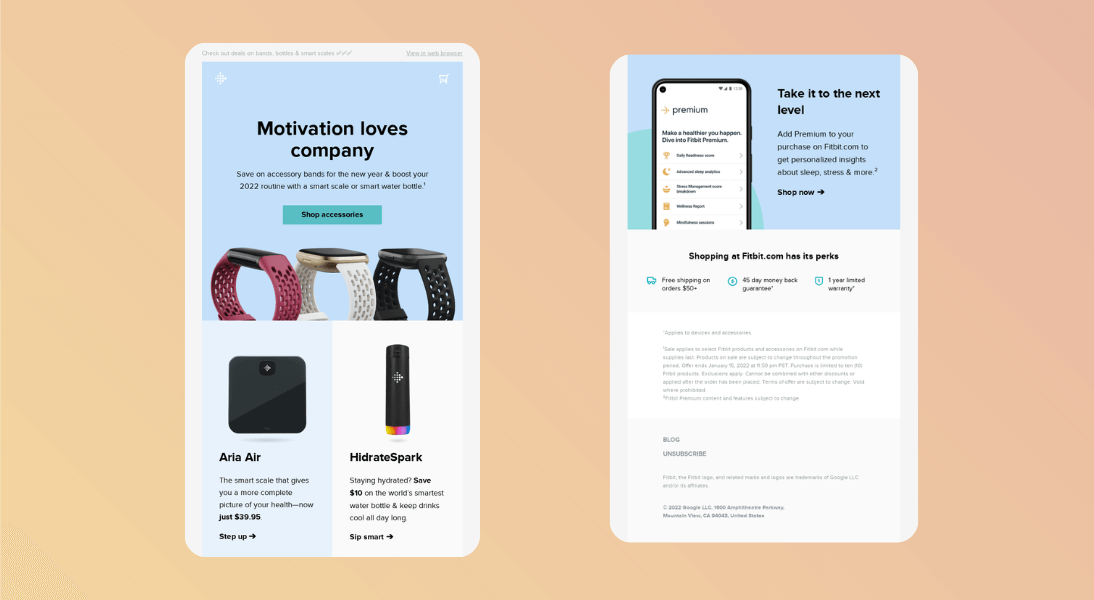 Ejemplos de newsletters de marketing de diciembre
