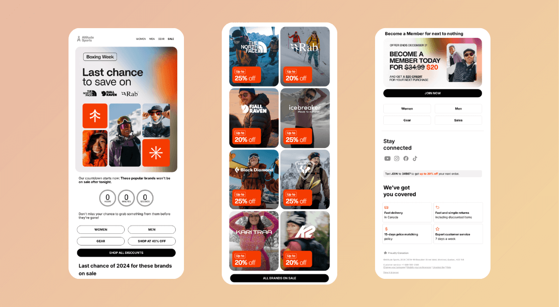 December marketing newsletter examples