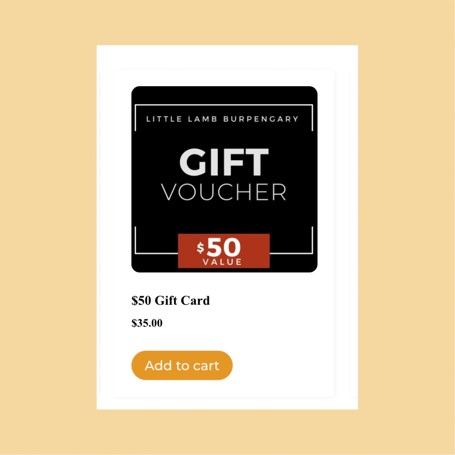 Gift Voucher - Thanksgiving Promotions