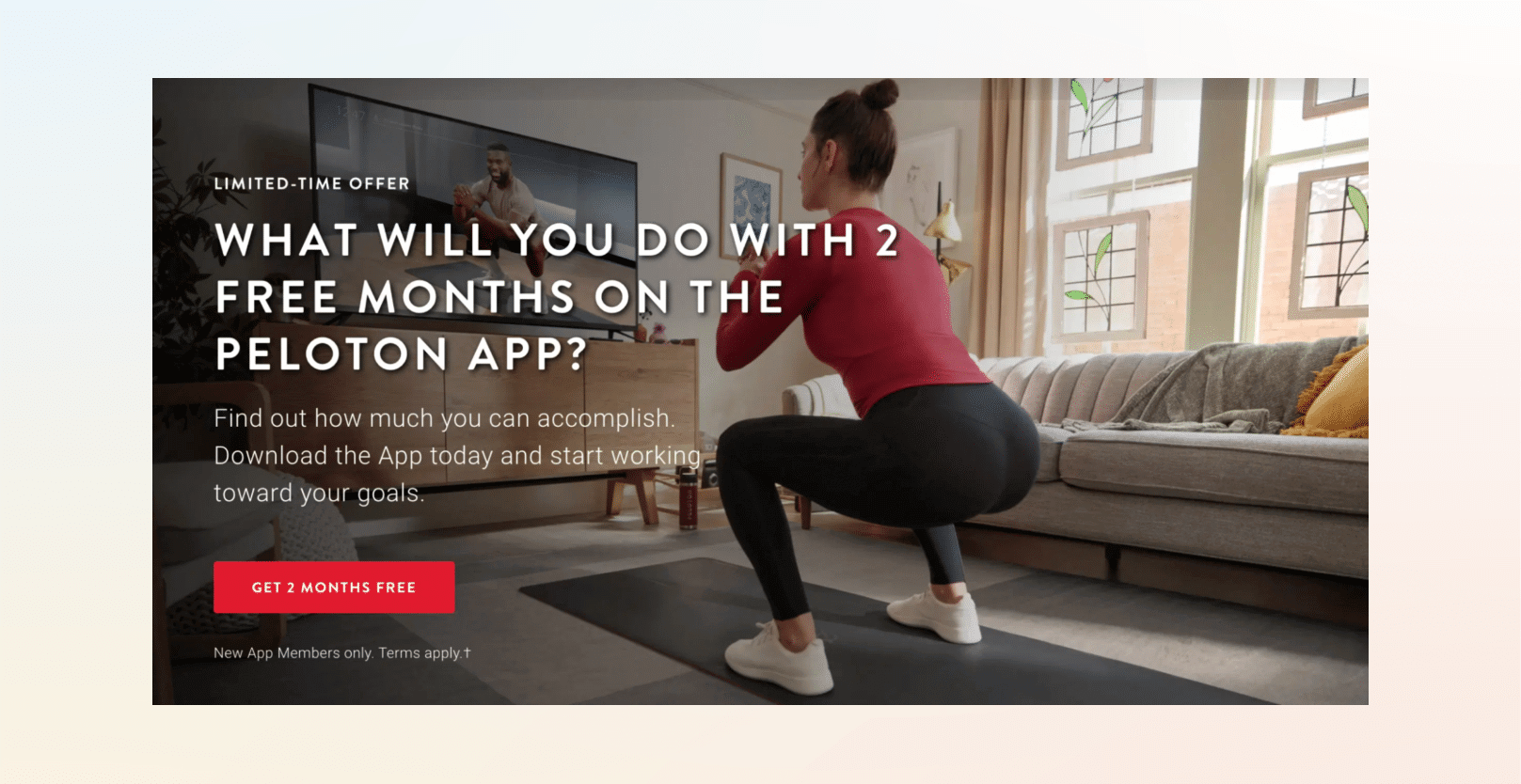 Peloton New Year marketing campaign