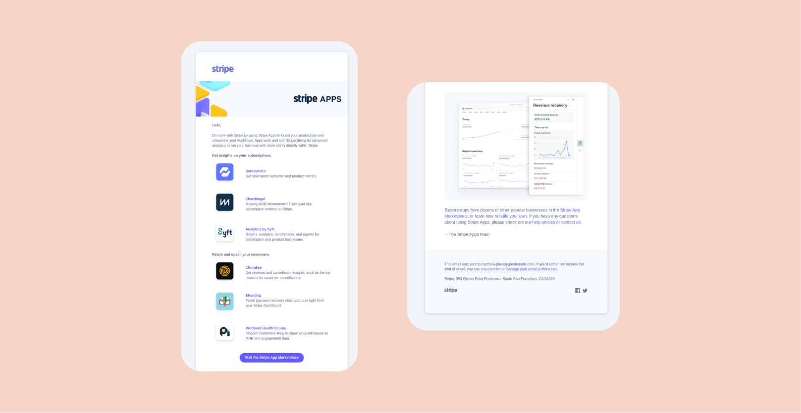 Stripe Email Marketing for Financial Services