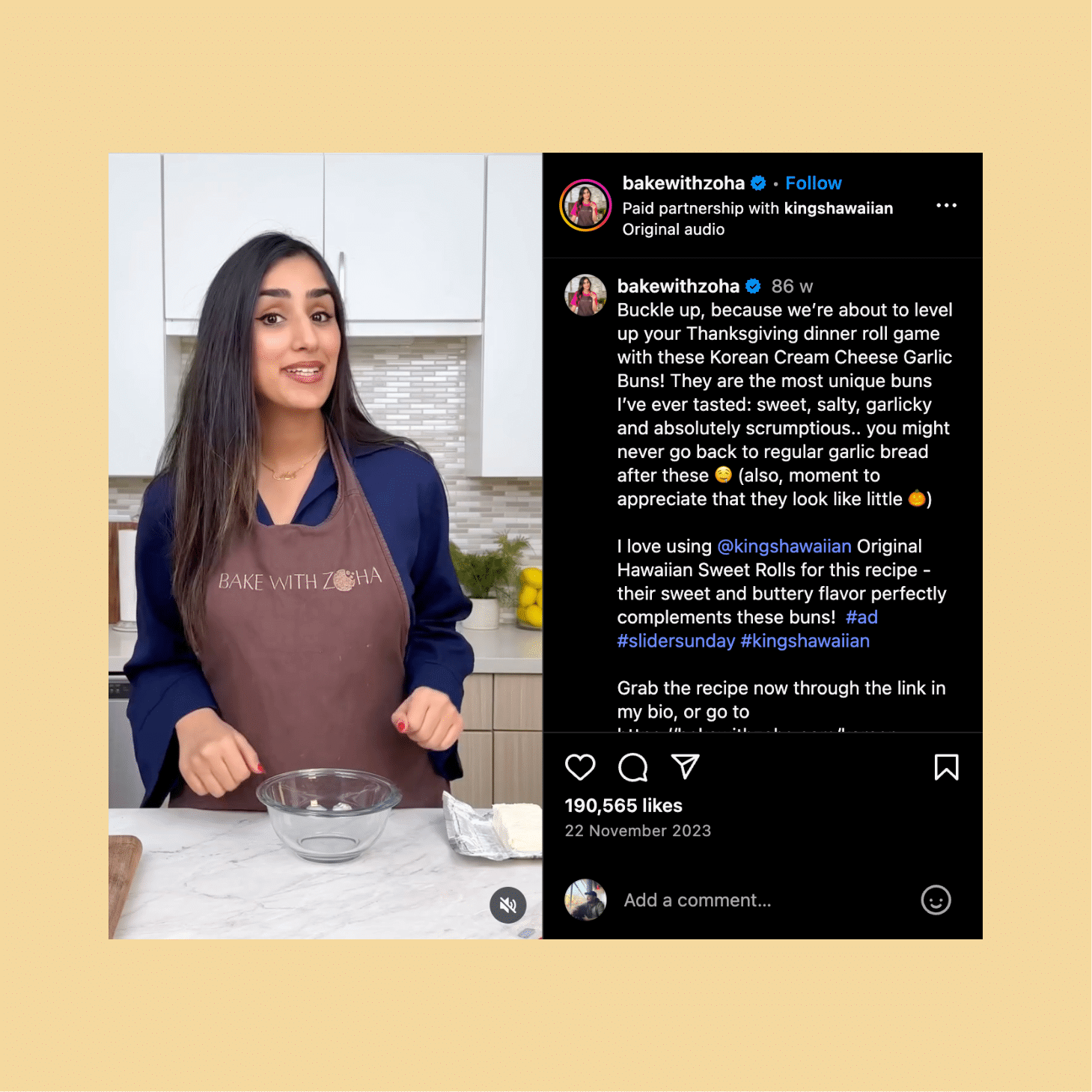 Thanksgiving promotions - Influencer Marketing