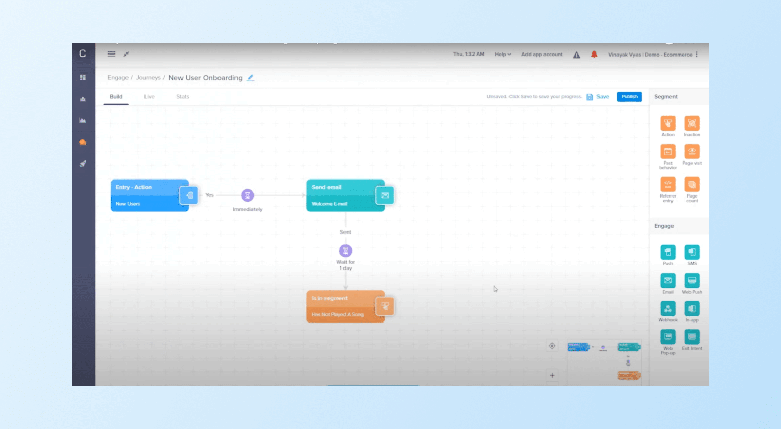CleverTap journey orchestration