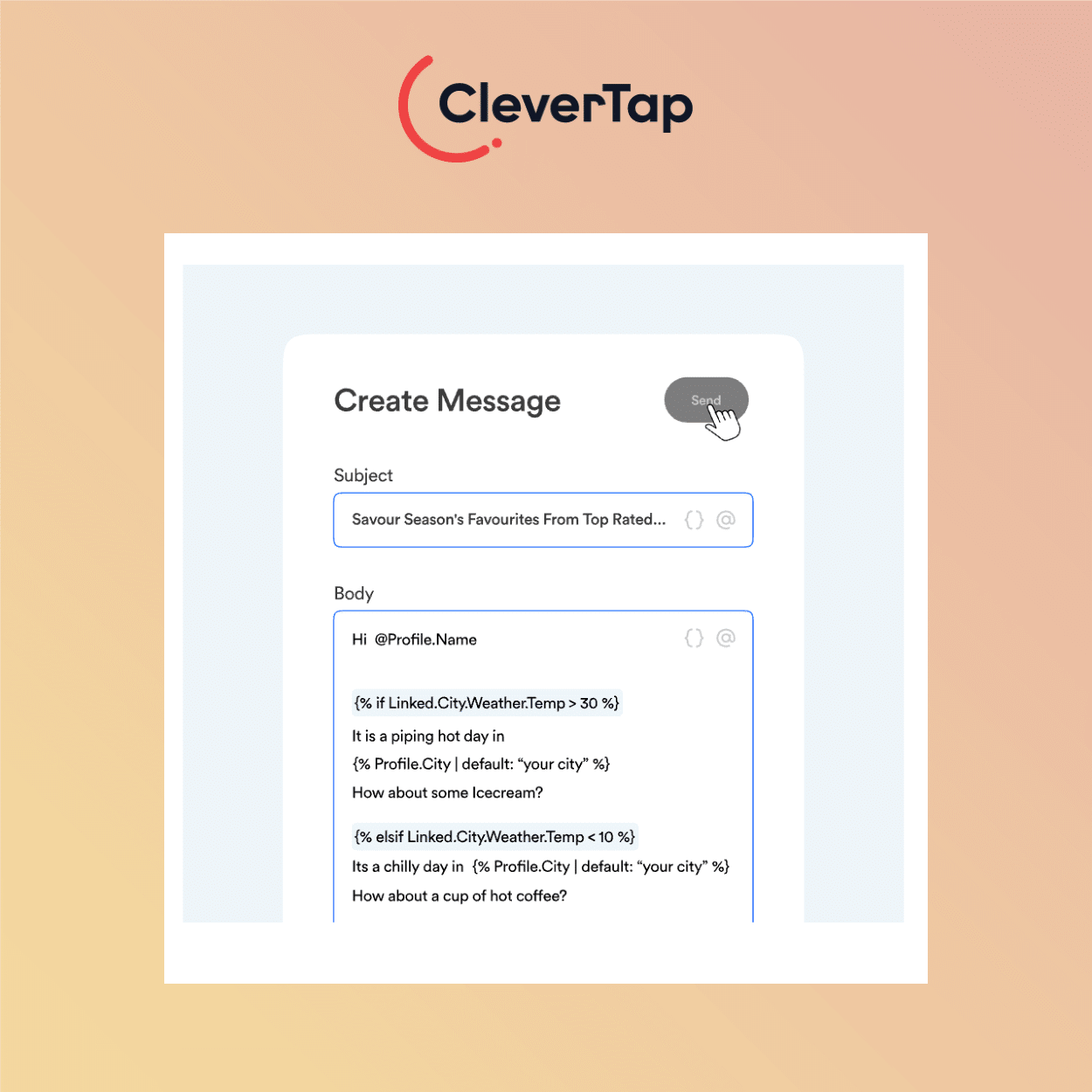 CleverTap personalization