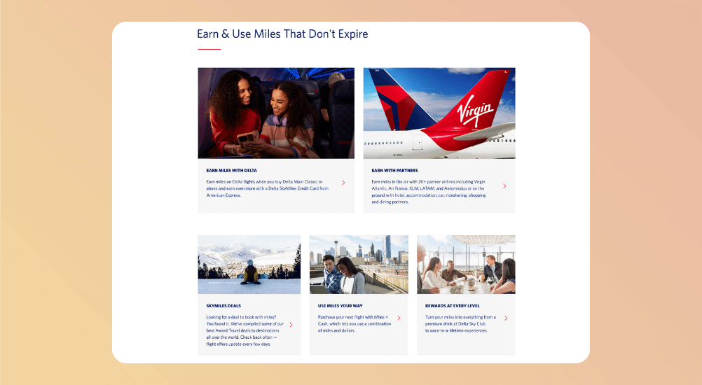 Delta Airlines: SkyMiles Travel Loyalty Program