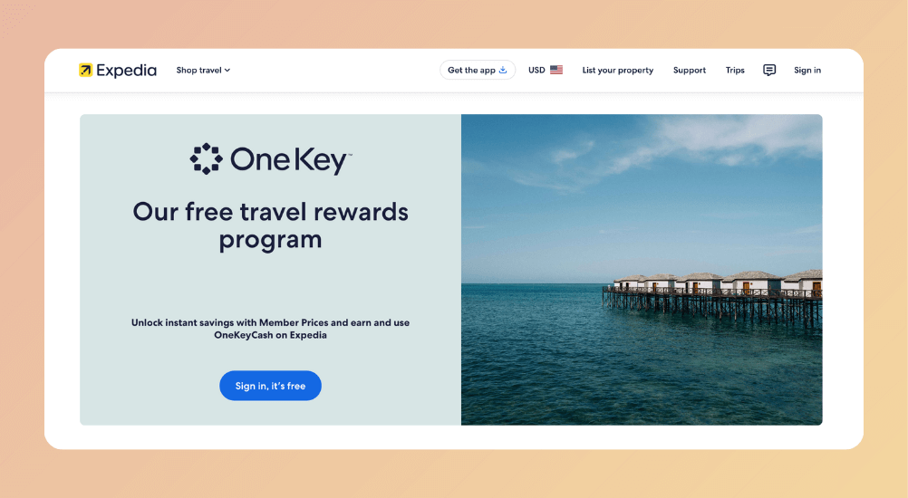 Expedia Group: One Key Rewards Travel Loyalty Program