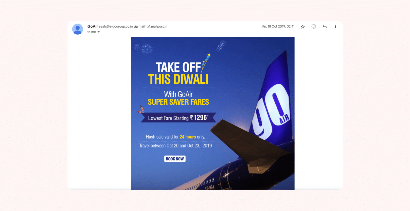 GoAir diwali marketing ideas