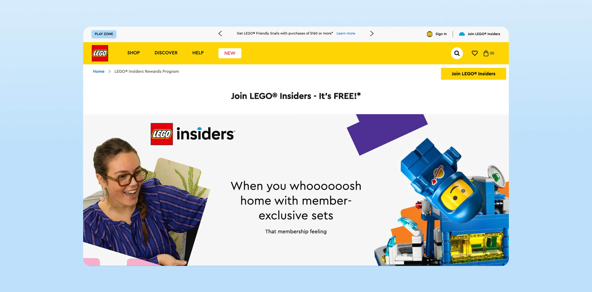 LEGO Insiders Retail and Store Loyalty Programs