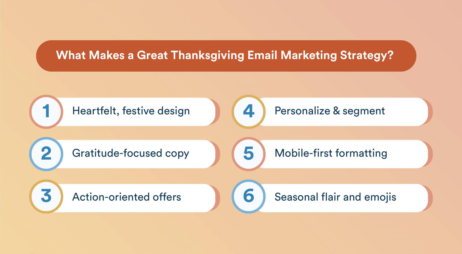 What makes a great thanksgiving email marketing strategy