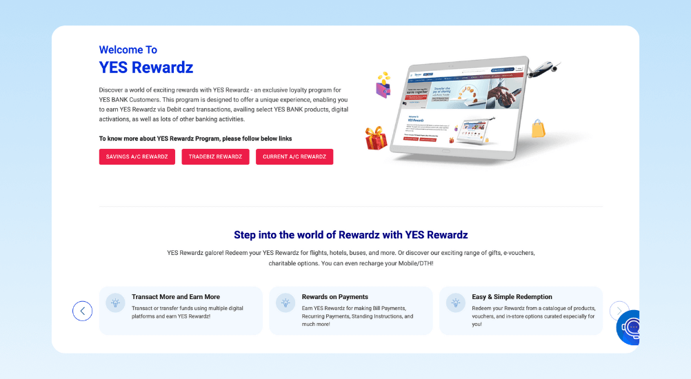YES Rewardz Bank Loyalty Program