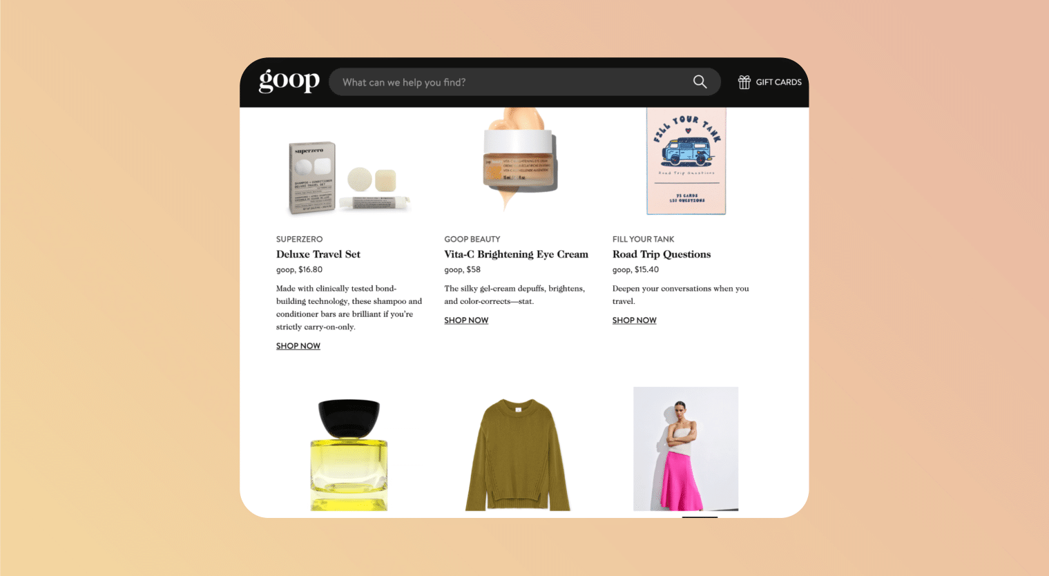 december marketing ideas - Goop