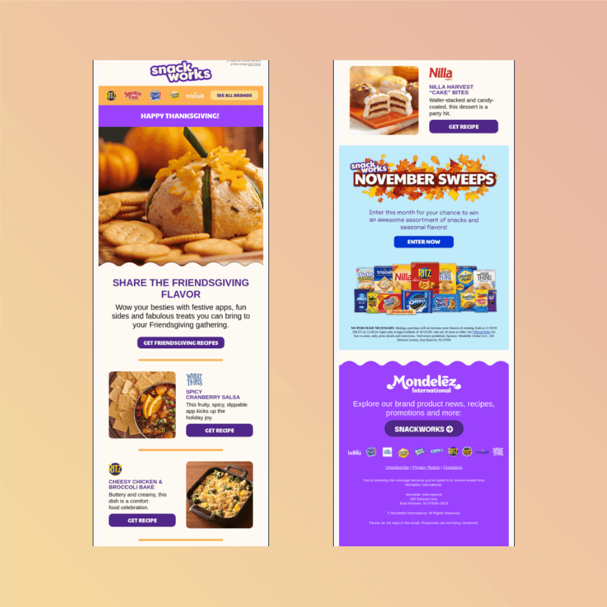 thanksgiving email marketing - engagement before conversion