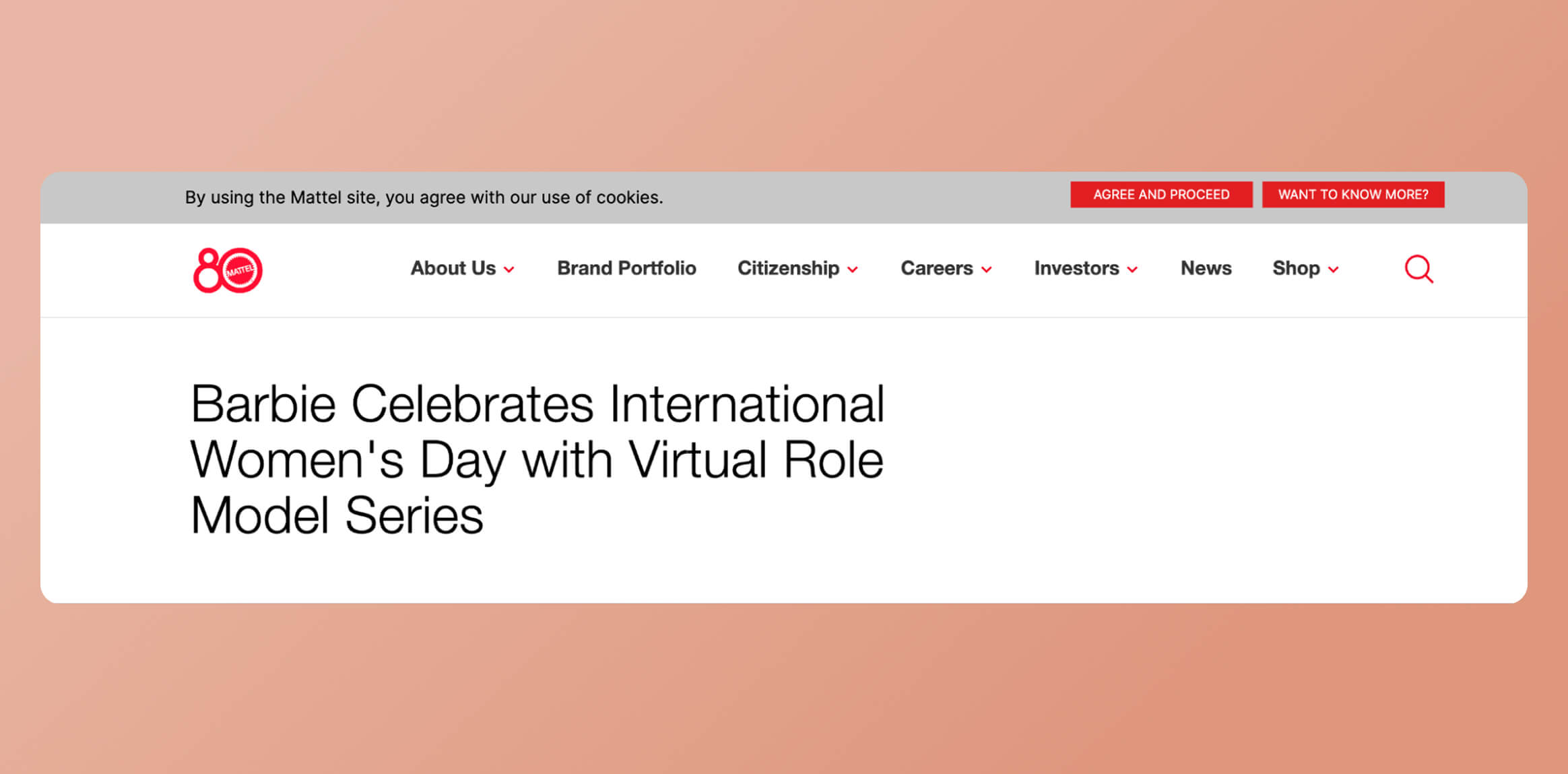 Barbie brand by Mattel_s You Can Be Anything virtual series as an example of women_s day marketing idea