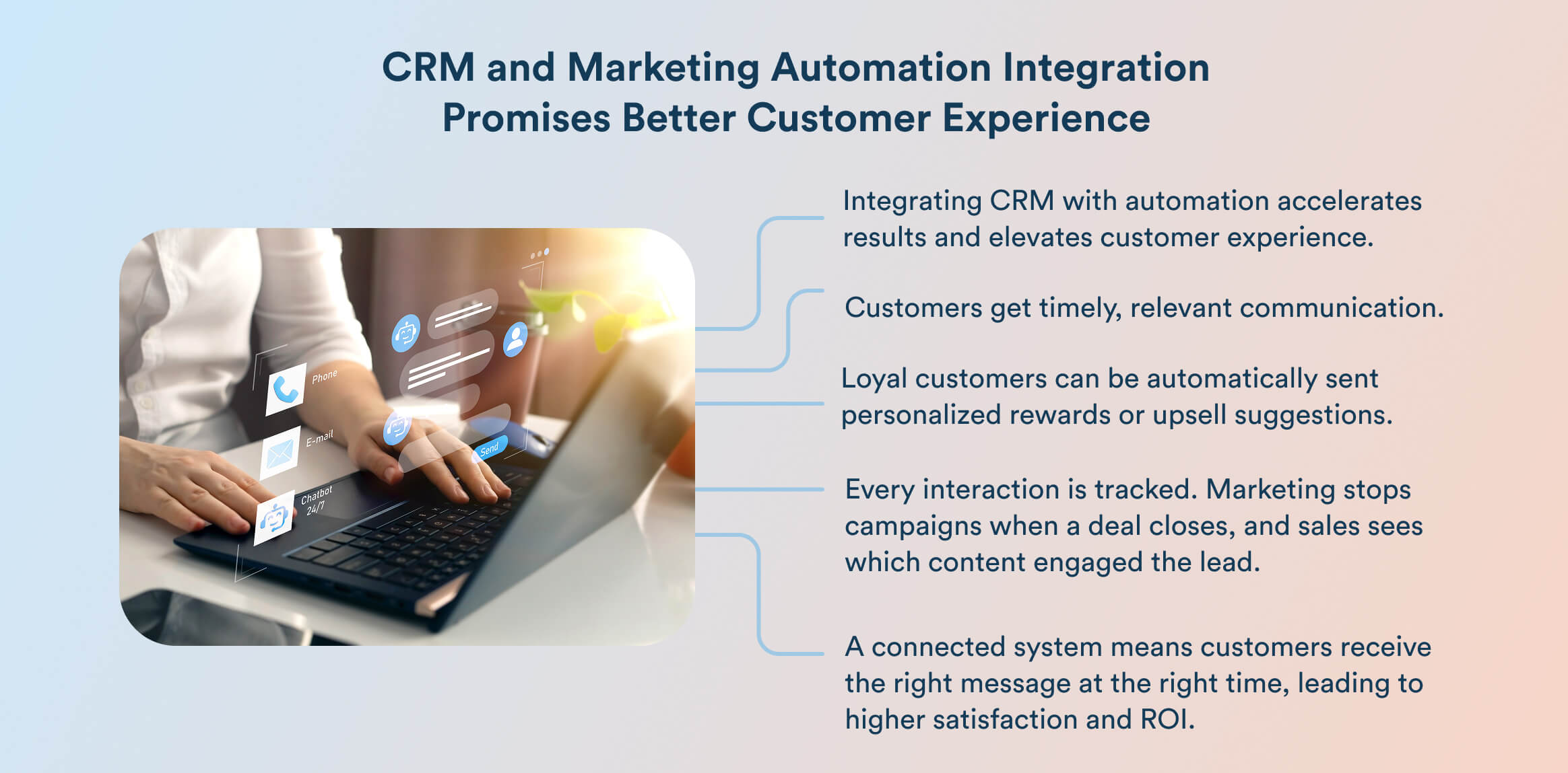 CRM and marketing automation integration for better customer experience