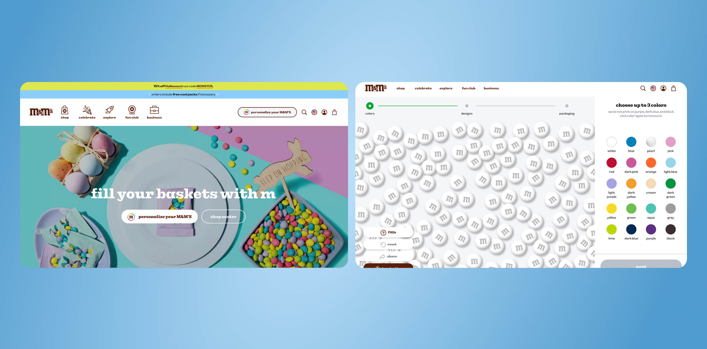 M&M’s Limited Editions Easter marketing campaign