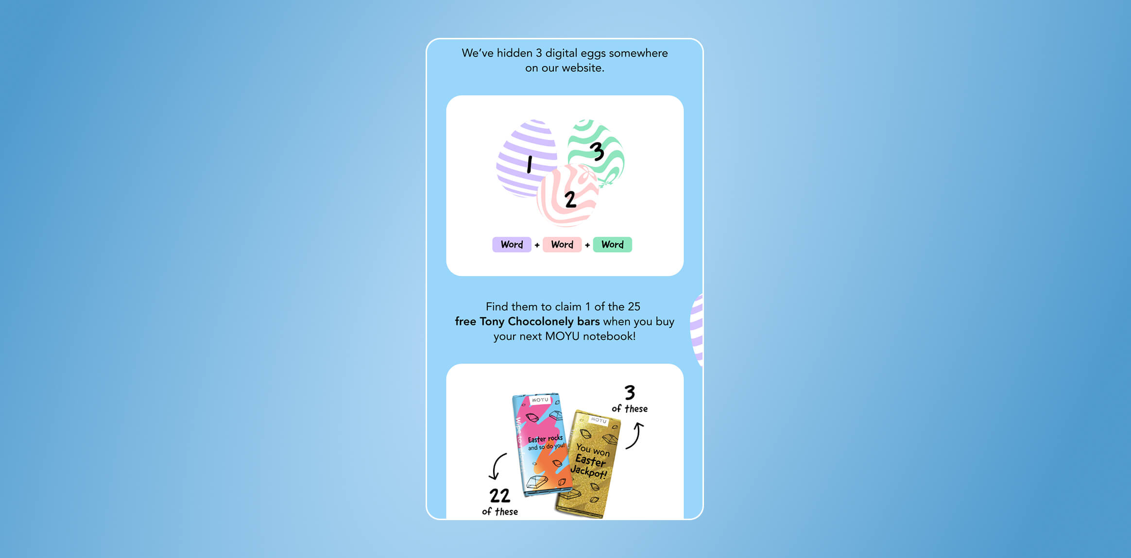 Moyu Easter Egg Hunting Time Easter marketing campaign