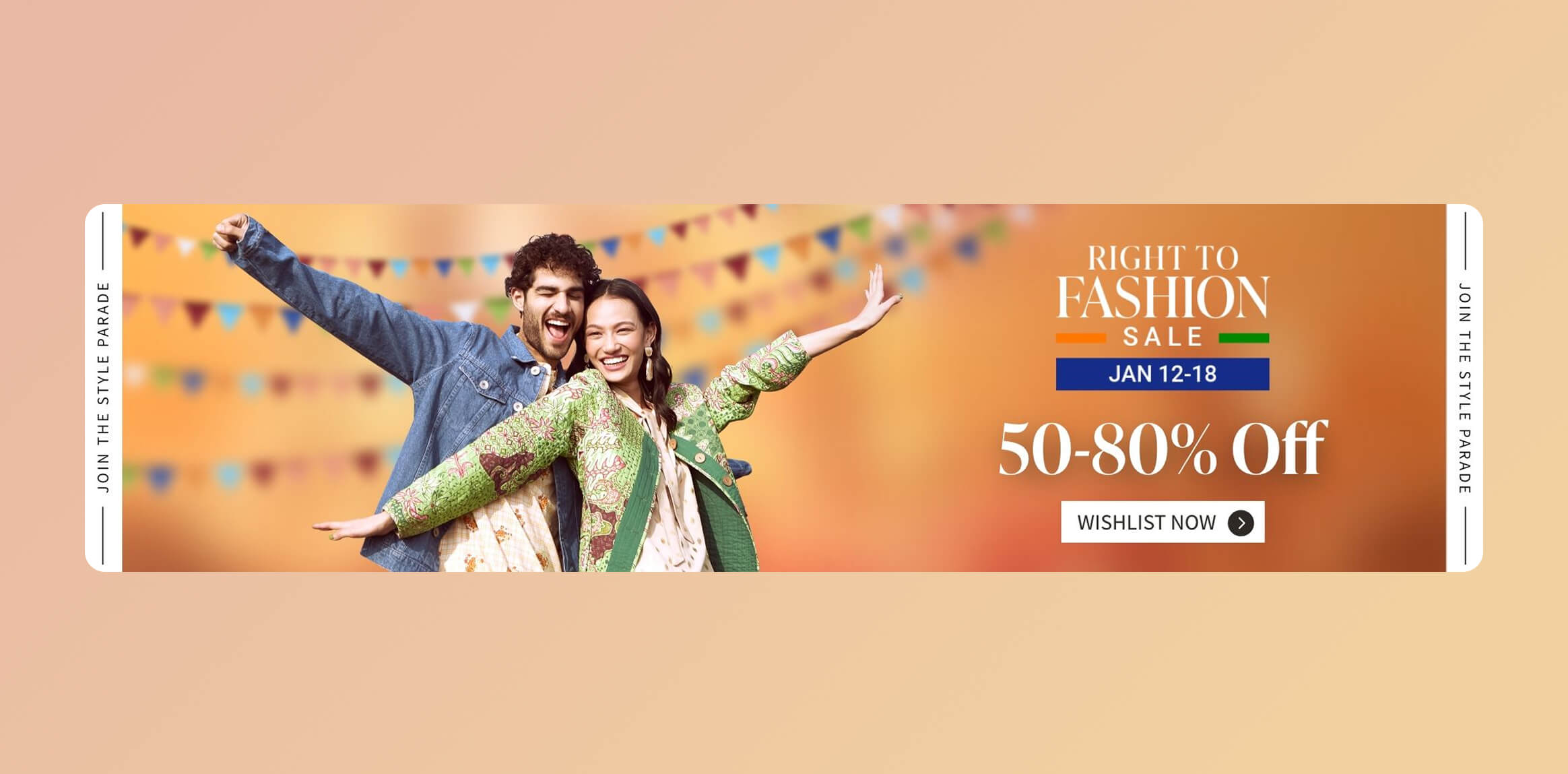 Myntra Right to Fashion Sale Republic Day Marketing Campaign