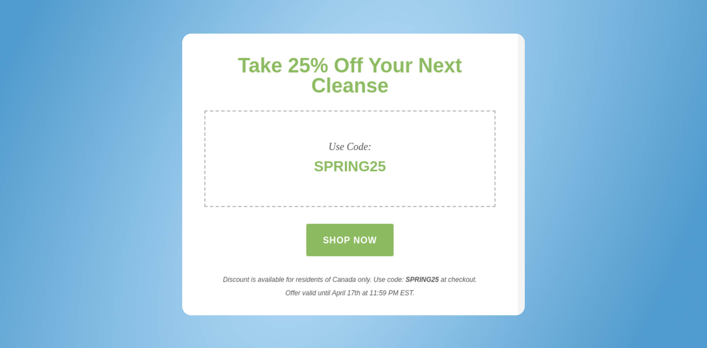 Pulp and Press Easter email marketing campaign