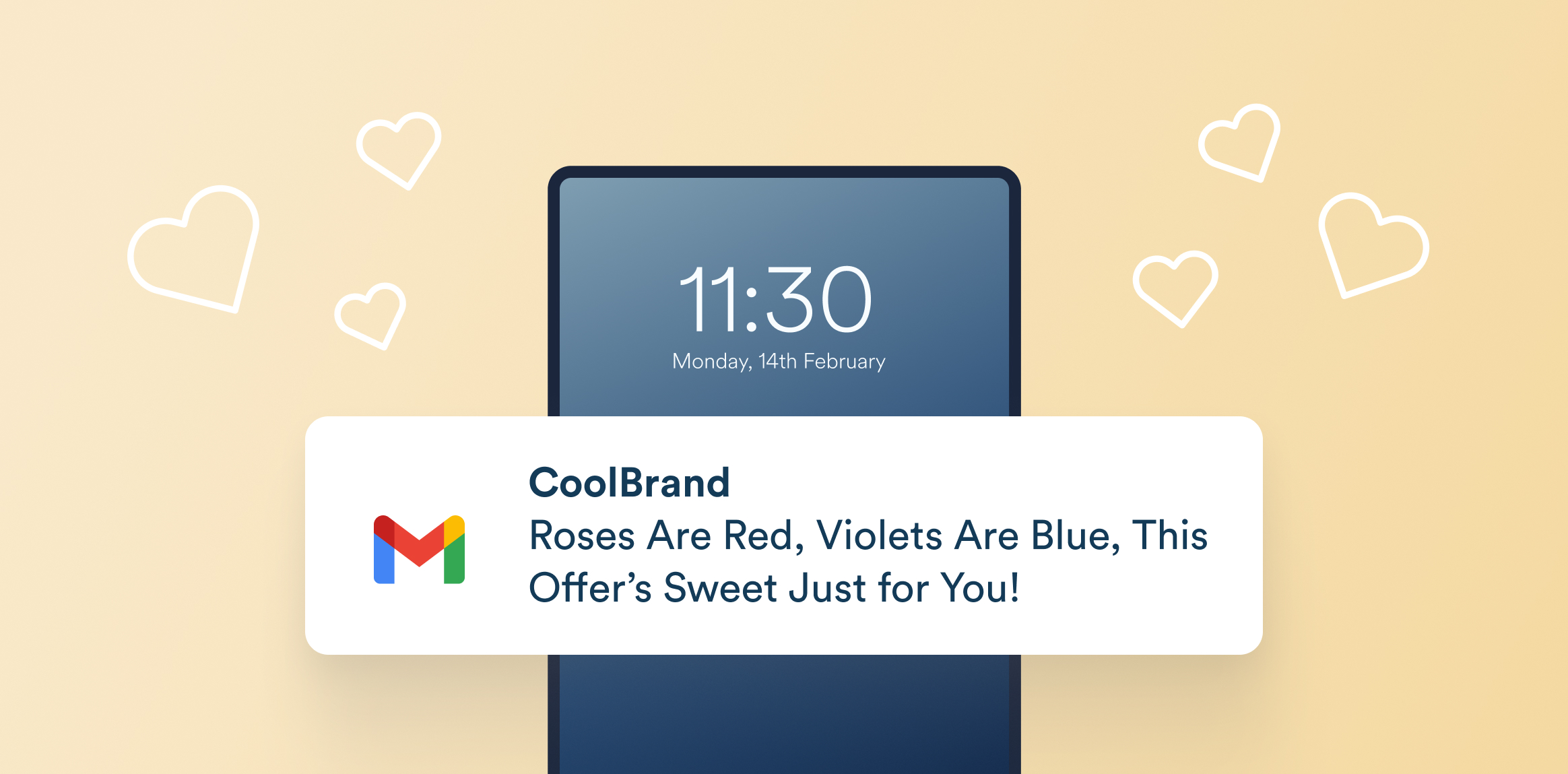 Valentine&rsquo;s Day Email Subject Line Idea