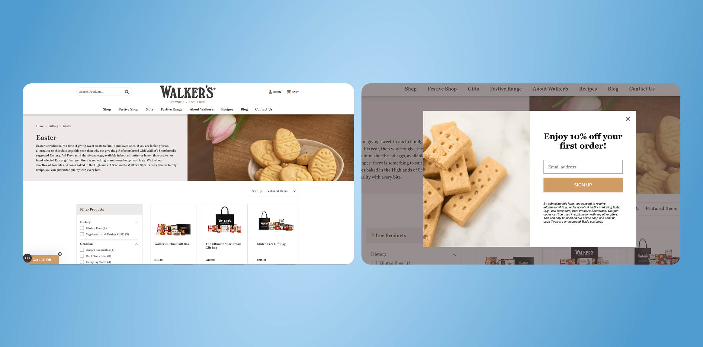 Walker’s Easter Gift Box bundle Easter marketing campaign