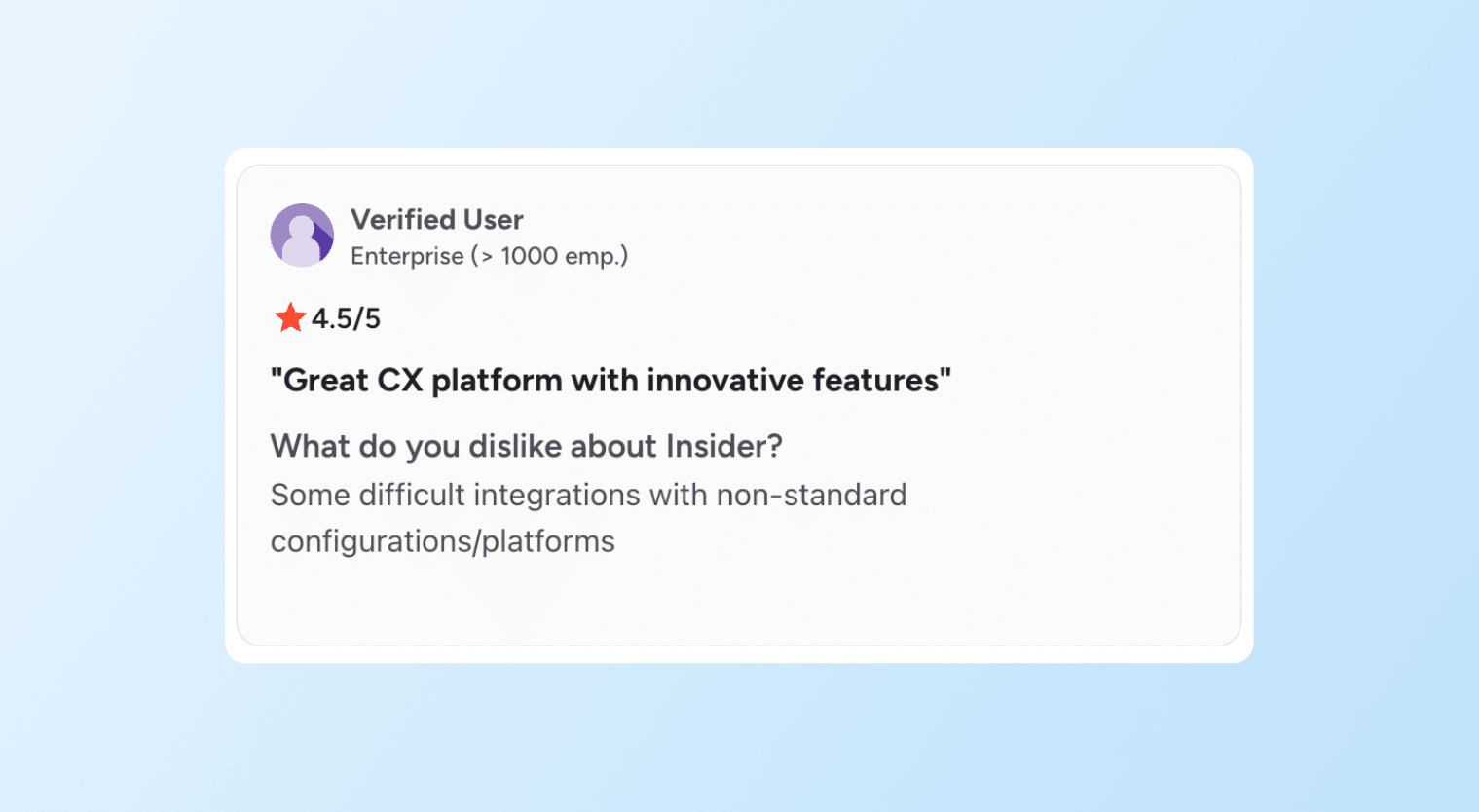 braze vs. insider - insider reviews from G2