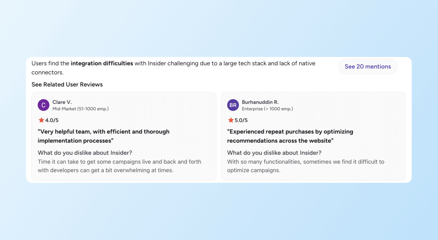 braze vs. insider - insider reviews