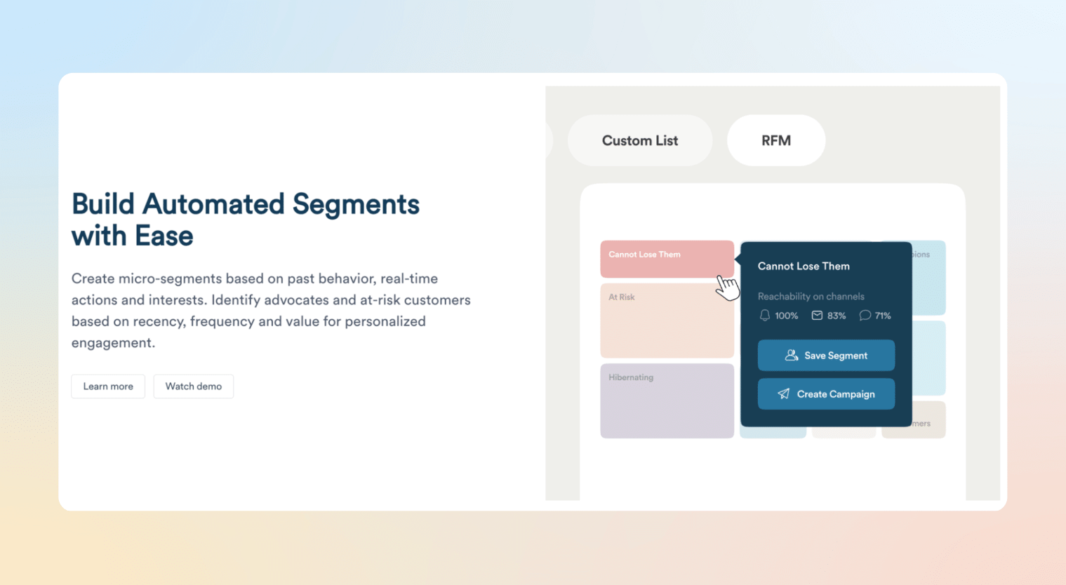 clevertap segmentation