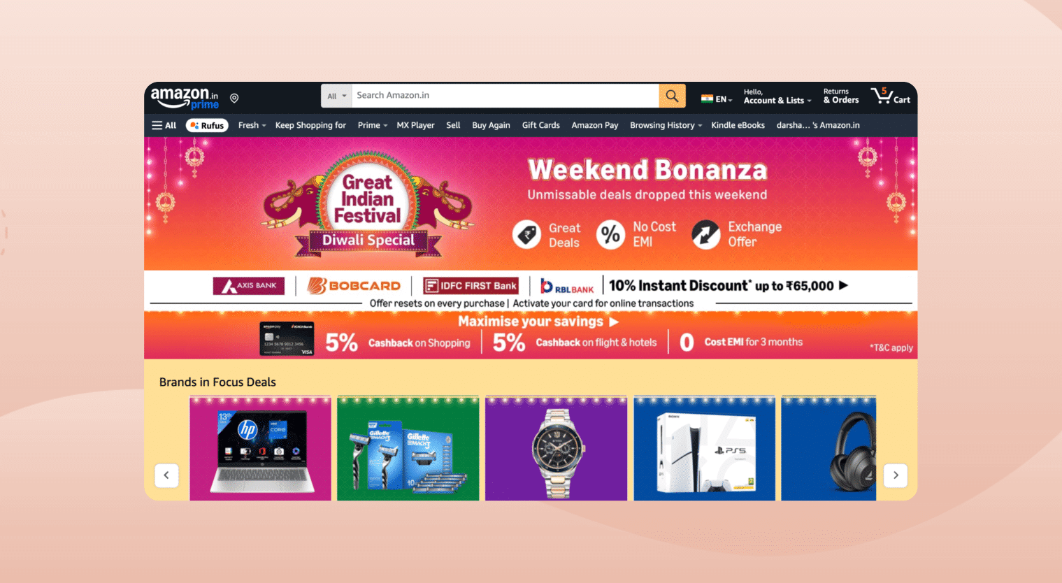 holiday marketing campaigns - Amazon