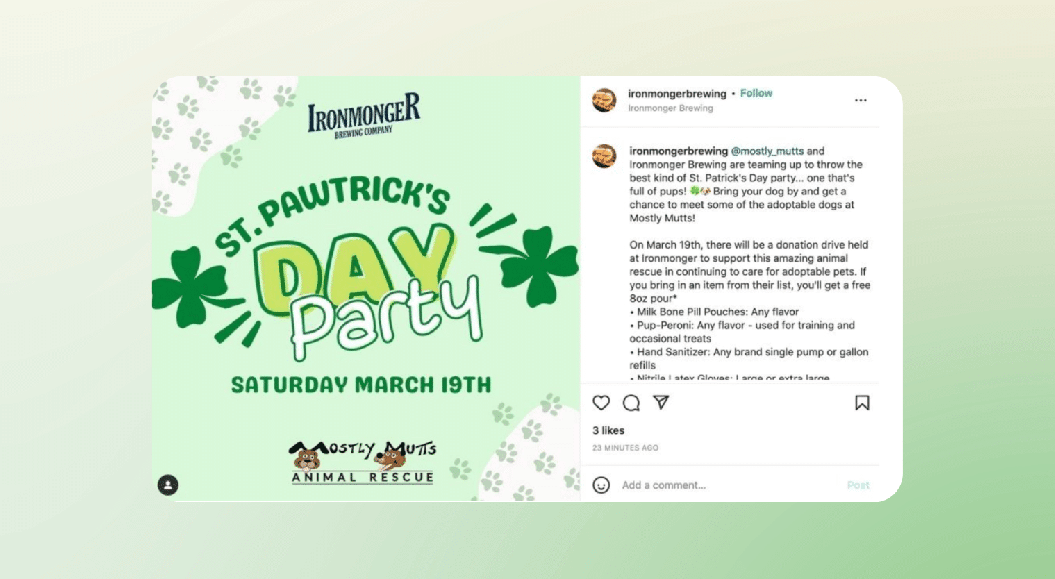 st. patrick's day marketing ideas - charity