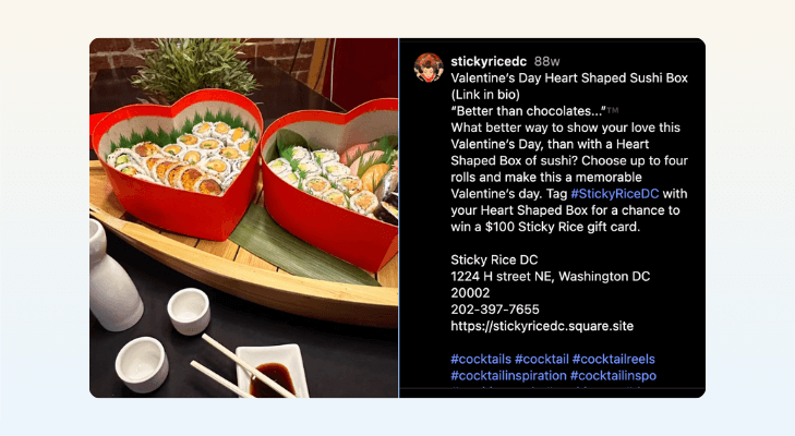 Heart-Shaped and Themed Dishes, Valentine’s Day Marketing and Promotion Ideas