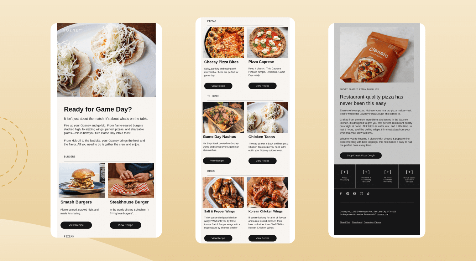 Craft Real-Time Game-Day Emails - Superbowl Email Example by Gozney