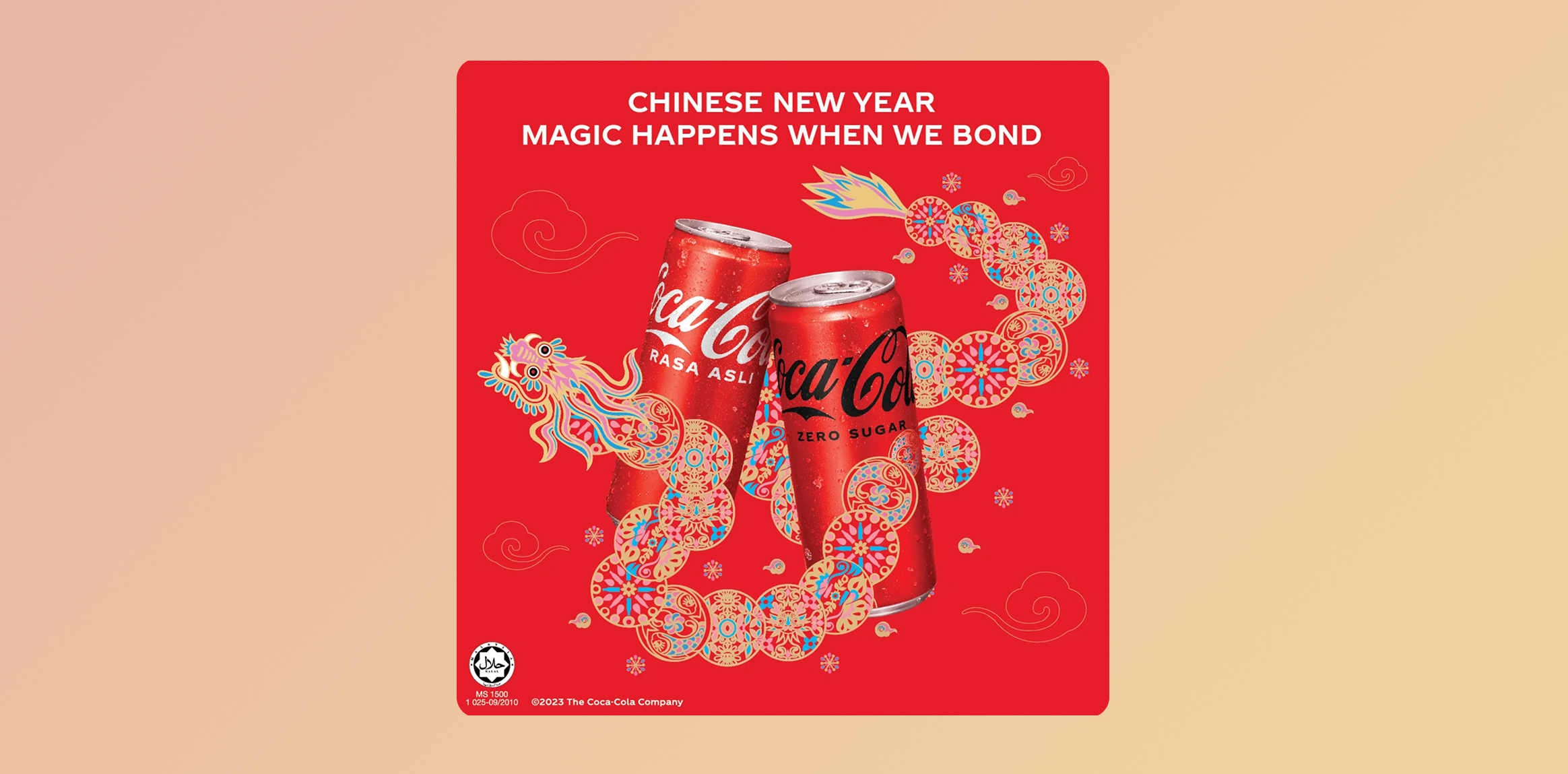 Dragon-themed bottles - Coca Cola