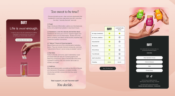 Valentine’s Day Email Newsletter - Playful Messaging by Buoy