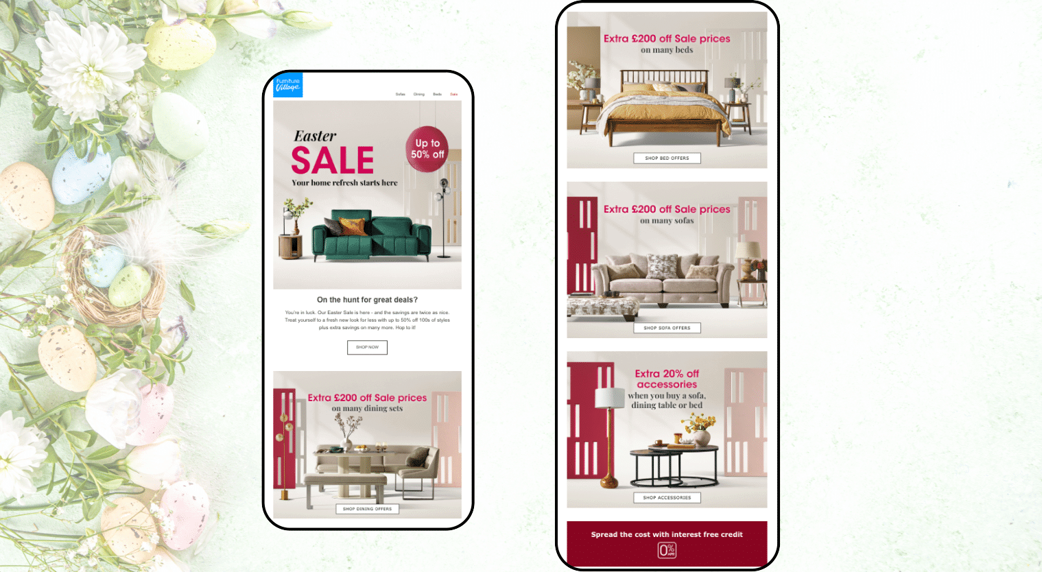 easter newsletter - furniture village