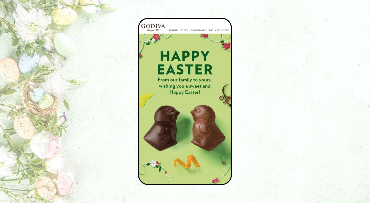 easter newsletter - godiva