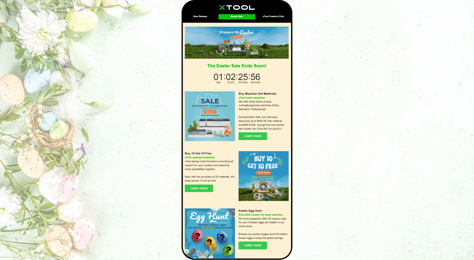 easter newsletter - xtool
