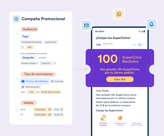 Launch personalized, no-code reward programs with real-time automation and analytics using CleverTap Promos loyalty points platform.