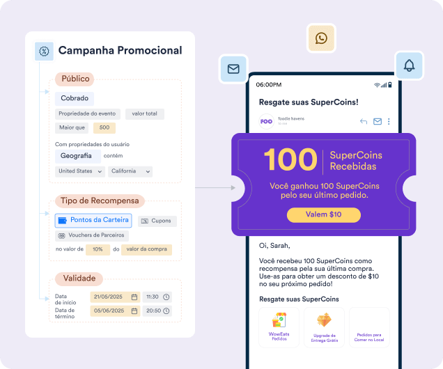Launch personalized, no-code reward programs with real-time automation and analytics using CleverTap Promos loyalty points platform.