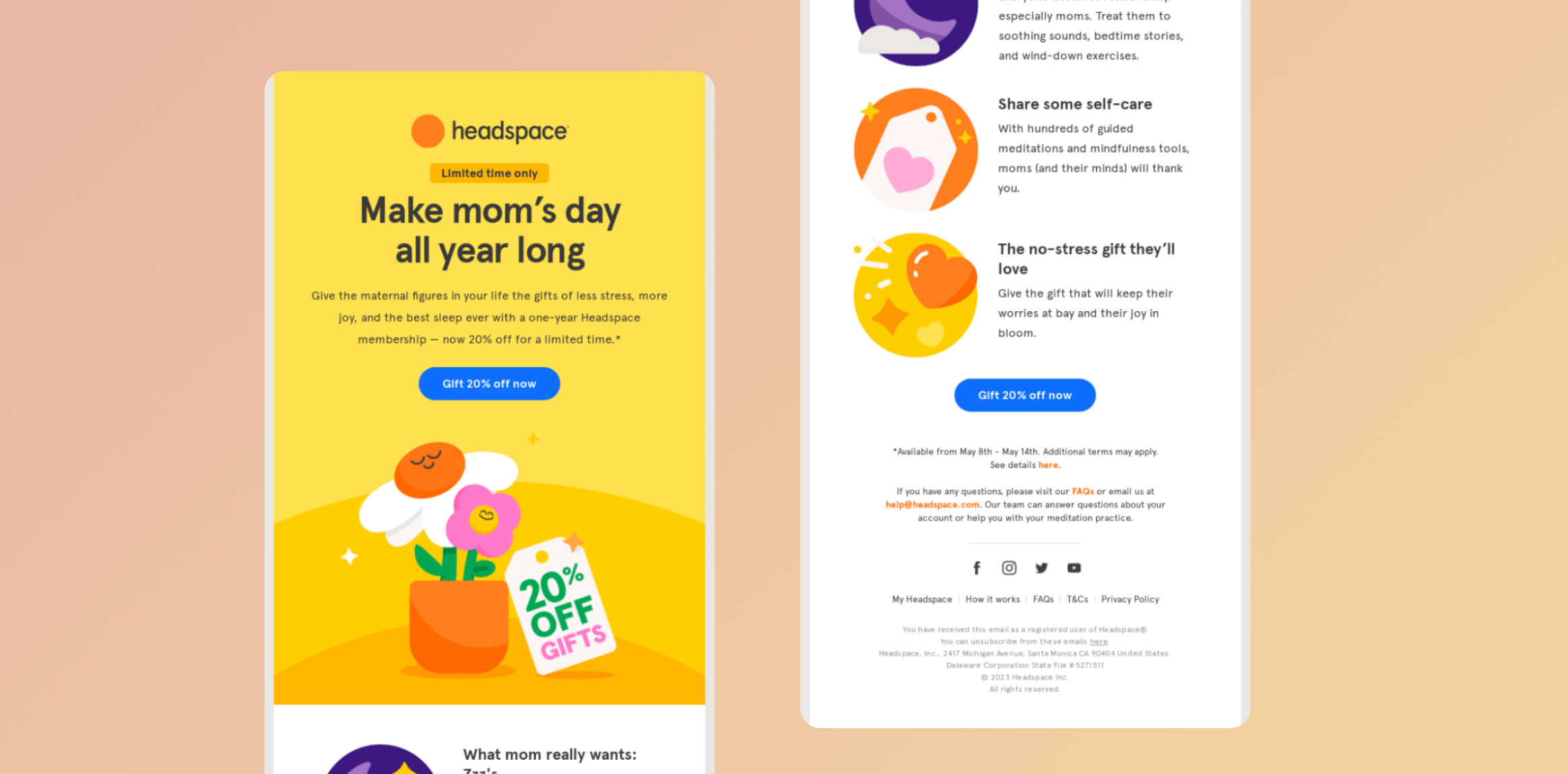 Headspace Mother's Day Email Make Mom&rsquo;s Day All Year Long